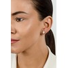 Brilio Silver Minimalist auksinis-plated earrings with real pearls EA595Y