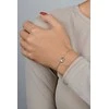 Brilio Silver Minimalistinė sidabrinė apyrankė su lankeliu BRC188W