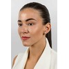 Brilio Silver Brilio Sidabrinis Minimalist sidabrinis auskarai su tikrais perlais EA620W