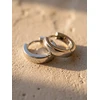 Brilio Silver Brilio Sidabrinis Minimalist sidabrinis round earrings EA204W