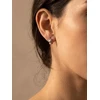 Brilio Silver Brilio Sidabrinis Minimalist sidabrinis round earrings EA204W