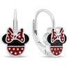 Brilio Silver Minnie Mouse sidabriniai kabantys auskarai EA1136W