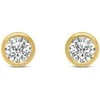 Brilio Silver Brilio Sidabrinis Gold-plated jewelry set with zircons SET220Y (pakabukas, earrings)