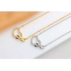 Brilio Silver Brilio Sidabrinis Modern auksinis-plated pakabukas with zircons NCL121Y