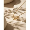 Brilio Silver Brilio Sidabrinis Modern auksinis-plated pakabukas with zircons NCL121Y