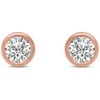 Brilio Silver Brilio Sidabrinis Matching set of auksinis-plated jewelry with zircons SET220R (pakabukas, earrings)