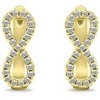Brilio Silver Brilio Sidabrinis Modern auksinis-plated earrings Infinity EA658Y