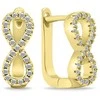 Brilio Silver Brilio Sidabrinis Modern auksinis-plated earrings Infinity EA658Y