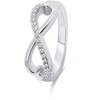 Brilio Silver Brilio Sidabrinis Modernus Sidabrinis Infinity Ring RI052W