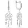Brilio Silver Brilio Sidabrinis Originalūs sidabrinis kabantys auskarai Dream Catcher EA733W