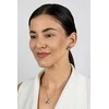 Brilio Silver Sidabrinis jewelry set with zircons Double heart SET294WG (chain, pendant, earrings)