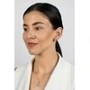 Brilio Silver Sidabrinis jewelry set with zircons Double heart SET294WP (chain, pendant, earrings)