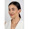 Brilio Silver Sidabrinis jewelry set with zircons Double heart SET294WAQ (chain, pendant, earrings)
