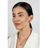 Brilio Silver Sidabrinis jewelry set with zircons Double heart SET294WB (chain, pendant, earrings)