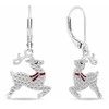 Brilio Silver Playful sidabrinis earrings Reindeer EA1246W