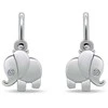 Brilio Silver Brilio Sidabrinis Playful sidabrinis Elephant auskarai EA185W