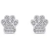 Brilio Silver Brilio Sidabrinis Playful sidabrinis Paws EA507W earrings