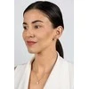 Brilio Silver Elegant auksinis-plated jewelry set with pearls SET290Y (pendant, earrings)