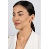 Brilio Silver Sidabrinis jewelry set with pearls and zircons SET290W (pendant, earrings)