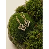 Brilio Silver Brilio Sidabrinis Romantic auksinis-plated earrings Hearts EA467Y