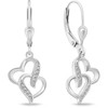 Brilio Silver Brilio Sidabrinis Romantic sidabrinis auskarai Hearts EA467W