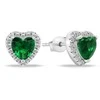 Brilio Silver Brilio Sidabrinis Romantic sidabrinis auskarai su cirkoniais Hearts EA901WG