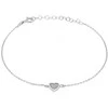 Brilio Silver Brilio Sidabrinis Romantic sidabrinis širdies apyrankė BR18W