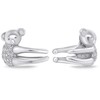 Brilio Silver Brilio Sidabrinis Shiny sidabrinis auskarai su cirkoniais Koala EA806W