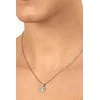 Brilio Silver Sparkling sidabrinis jewelry set with zircons SET217W (pendant, earrings)