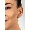 Brilio Silver Sparkling sidabrinis jewelry set with zircons SET217W (pendant, earrings)