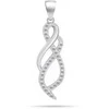Brilio Silver Brilio Sidabrinis Sparkling sidabrinis jewelry set with zircons SET222W (pendant, earrings)