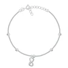 Brilio Silver Sidabrinė apyrankė Infinity su cirkoniais BRC145W