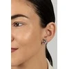 Brilio Silver Sidabrinis earrings with shamrocks for luck EA1209WB