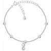 Brilio Silver Sidabrinė apyrankė Infinity su cirkoniais BRC145W