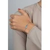 Brilio Silver Sidabrinė apyrankė su Mėlyna Opal Infinity BRC208WB