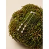 Brilio Silver Sidabrinis chain earrings with real pearls EA1286W