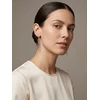 Brilio Silver Sidabrinis chain earrings Leaves with zircons EA1263W