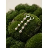 Brilio Silver Sidabrinis dangle earrings with real pearls EA1288W