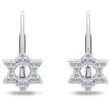 Brilio Silver Sidabrinis dangle earrings Glittering stars EA1277W