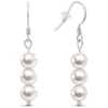 Brilio Silver Sidabrinis dangle earrings with real pearls EA1287W