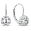 Brilio Silver Sidabrinis dangle earrings with cubic zirconia EA1278W