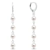 Brilio Silver Sidabrinis dangle earrings with real pearls EA1288W