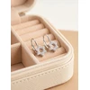 Brilio Silver Sidabrinis dangle earrings Glittering stars EA1277W