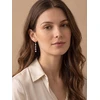Brilio Silver Sidabrinis dangle earrings with real pearls EA1288W