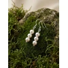 Brilio Silver Sidabrinis dangle earrings with real pearls EA1287W