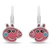 Brilio Silver Sidabriniai auskarai mergaitėms Peppa Pig EA1160W