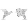 Brilio Silver Sidabriniai auskarai Origami paukštis su cirkoniais EA1183W