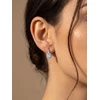 Brilio Silver Brilio Sidabrinis Sidabrinis earrings with mėlynas opals EA753WLB