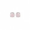 Brilio Silver Sidabrinis earrings with rose quartz SE10230F