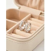 Brilio Silver Sidabrinis hoop earrings Hearts with zircons EA1257W